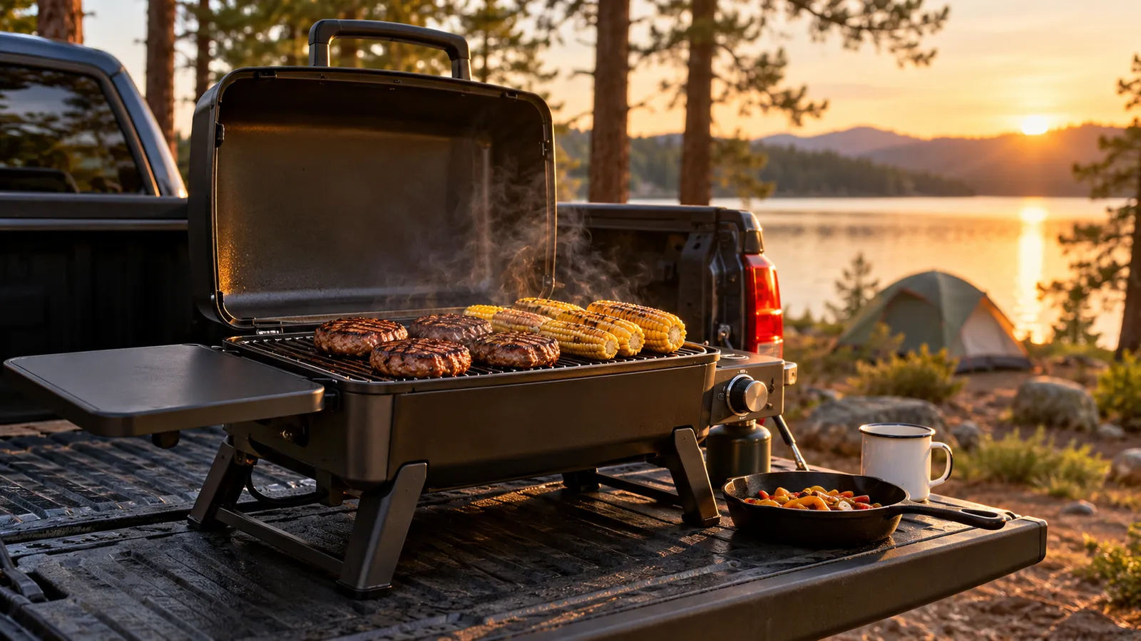AI-generated illustration for Best Portable Grills