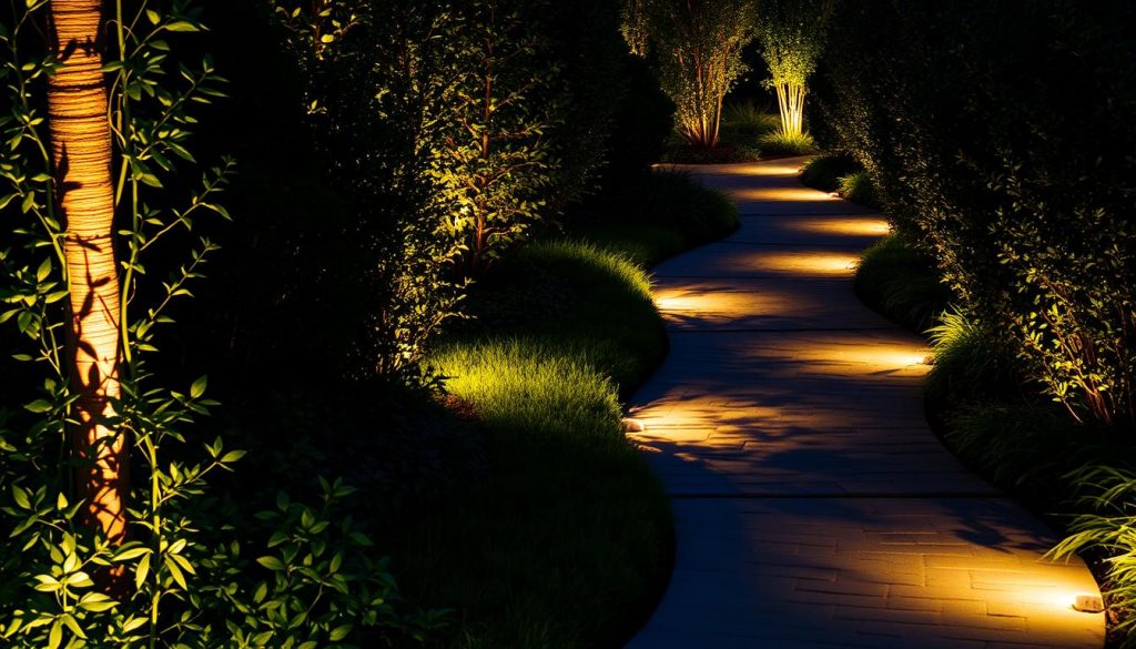 Alternating pathway lighting