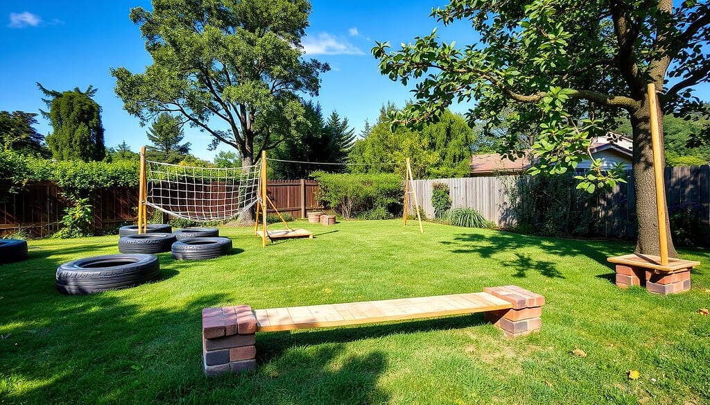 Backyard obstacle course