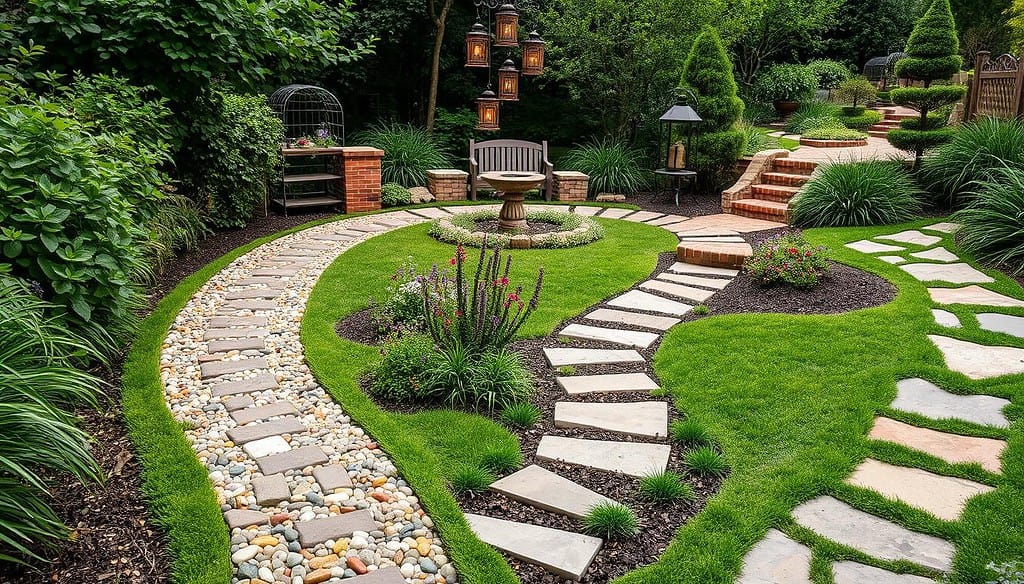 DIY garden path ideas