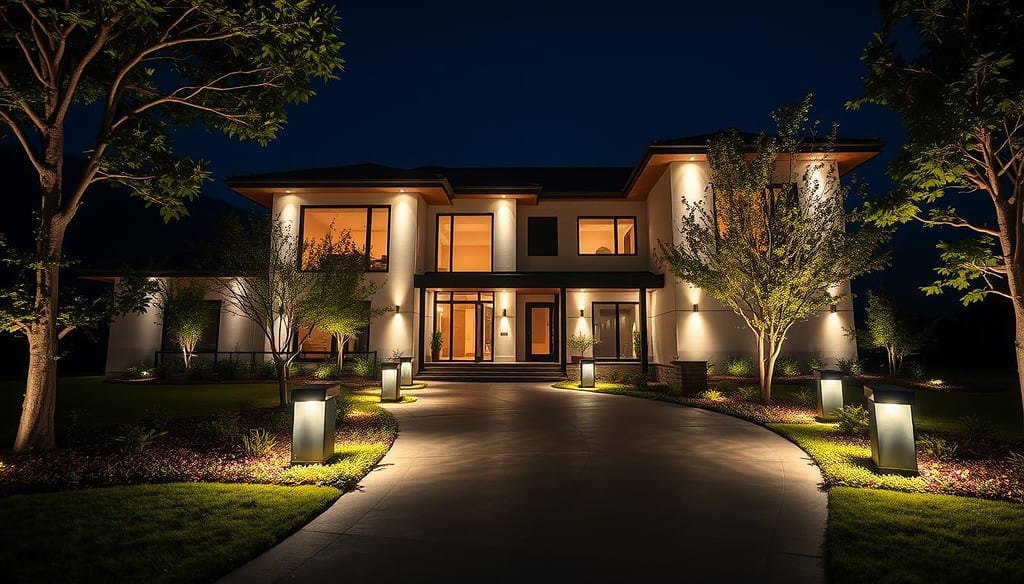 Exterior lighting techniques