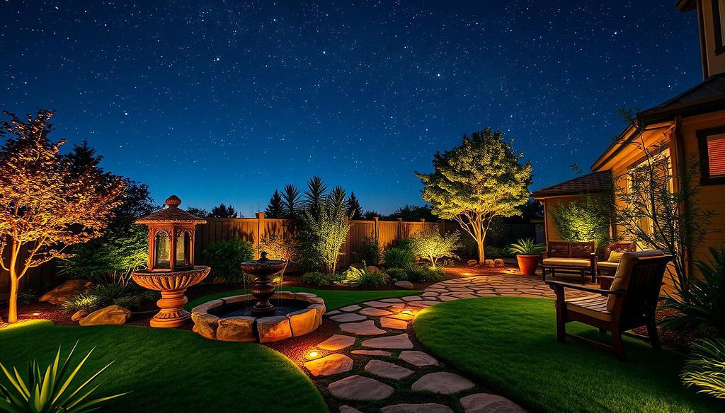 Garden lighting ideas