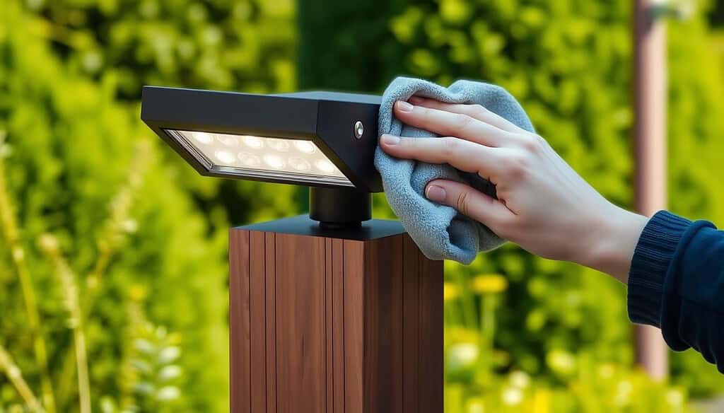 Outdoor LED lighting maintenance