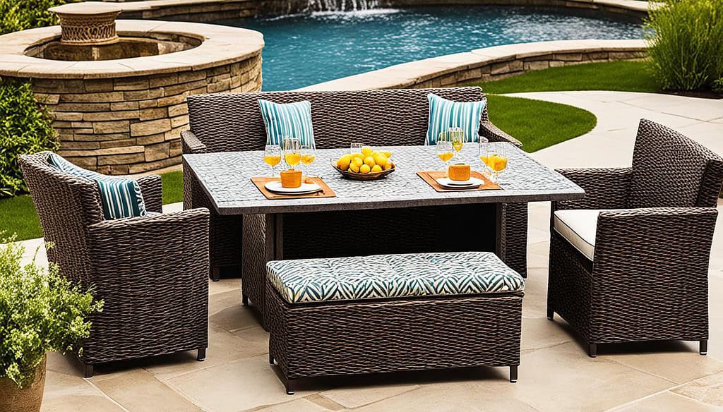 Outdoor furniture materials