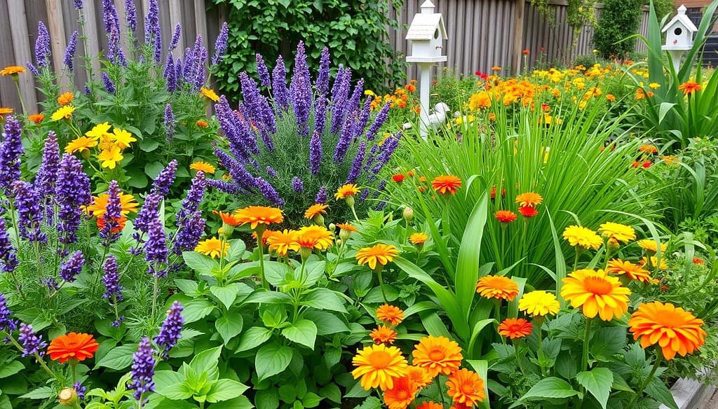 Pest-repelling garden design