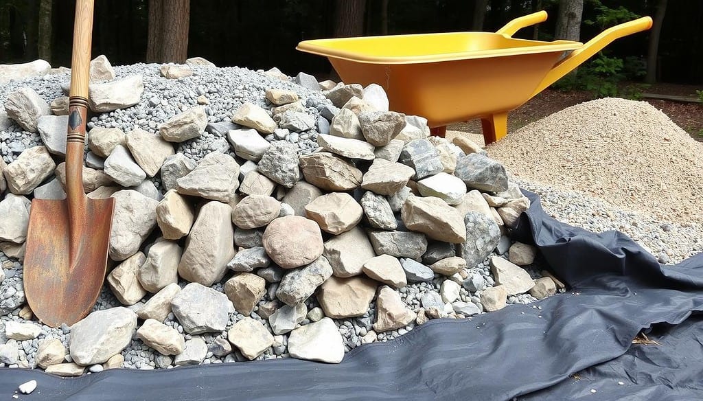 Pond construction materials