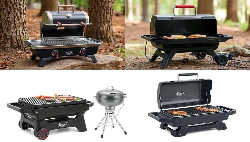 Portable grill types for camping