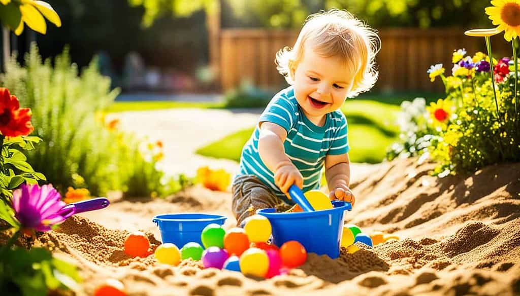 Sensory play outdoor toys