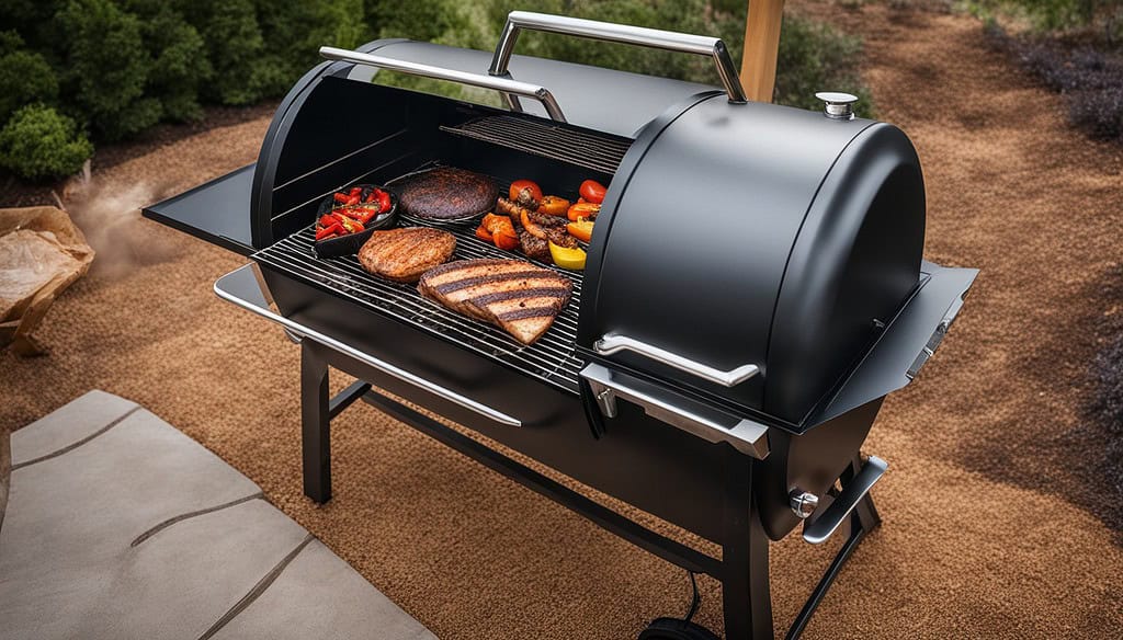 Smoker boxes and wood chips for grilling