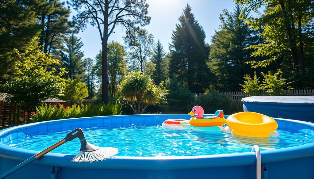 Summer pool care