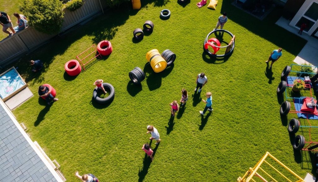 backyard obstacle course for kids