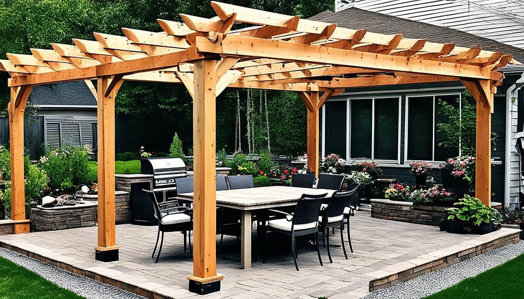 how to build a pergola