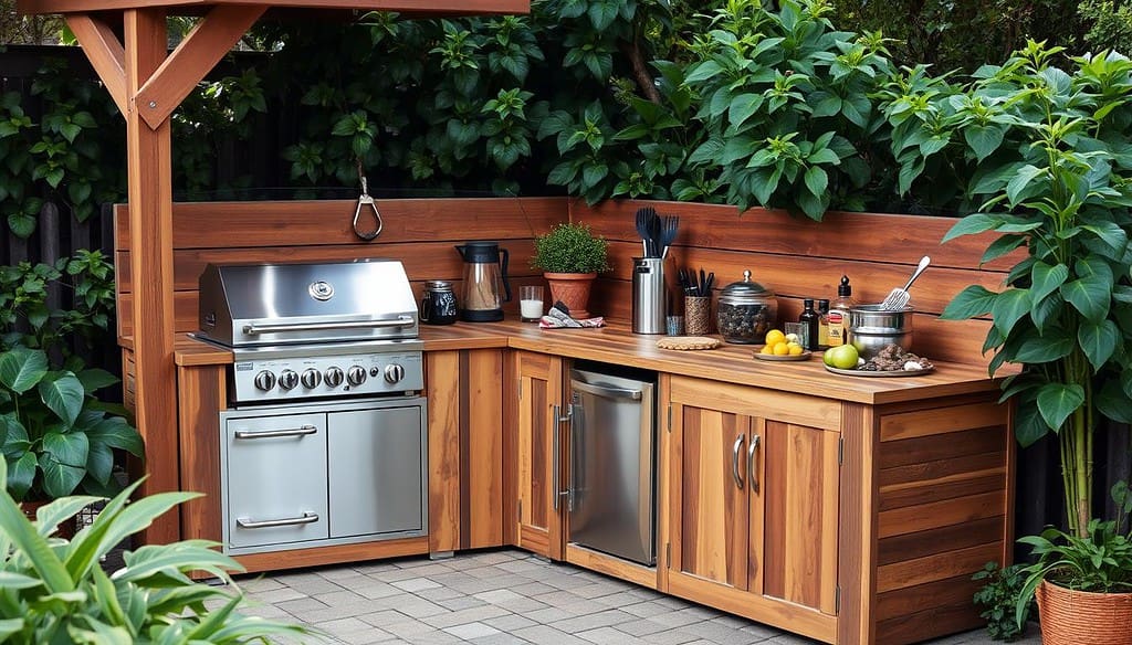 how to build an outdoor kitchen