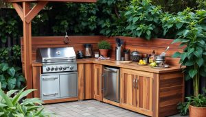 how to build an outdoor kitchen