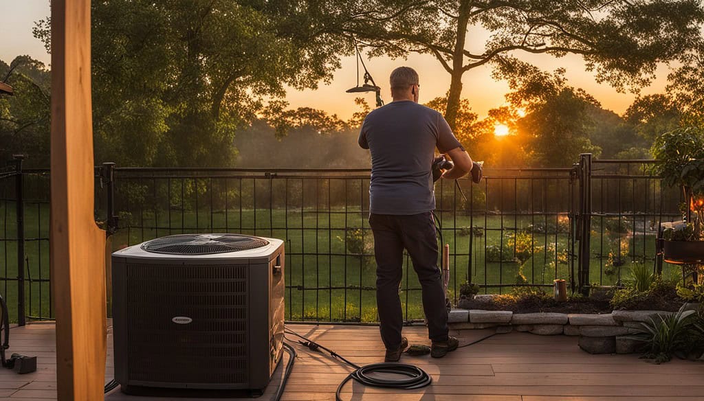 how to install an outdoor heating system