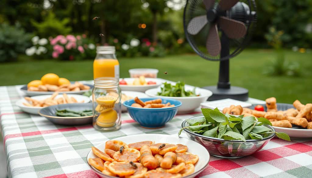 how to keep flies away from backyard gatherings