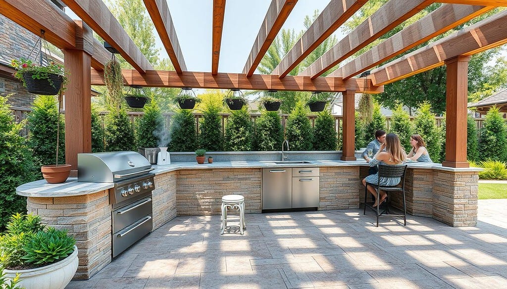 outdoor kitchen design