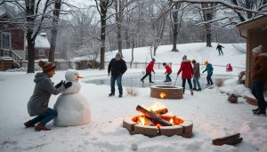 what are the best winter backyard activities