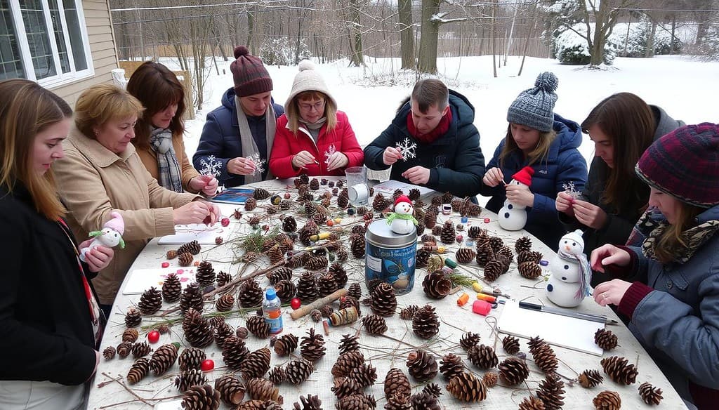 winter nature crafts